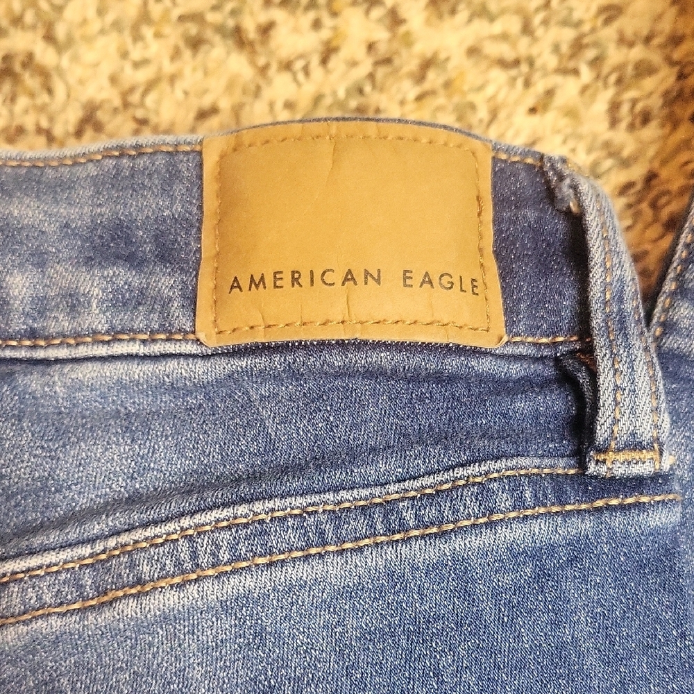 American Eagle Outfitters Classic Blue Jeggings - Picture 8 of 12